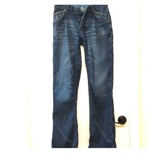 Stitch's Jeans Slim Straight Blue Denim 29 Buckle